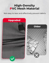 Kemimoto '24+ Polaris RZR XP 1000 Rear Window Net