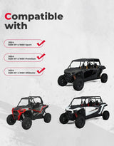 Kemimoto '24+ Polaris RZR XP 1000 Rear Window Net