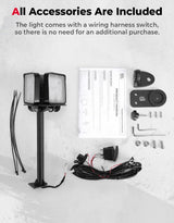 Kemimoto '24+ Polaris RZR XP 1000 Rear Window Net