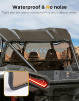 Kemimoto '24+ Polaris RZR XP 1000 Tinted Rear Windshield