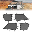 Kemimoto '24 Polaris RZR XP 4 1000 Window Mesh Net Side Soft Windshield