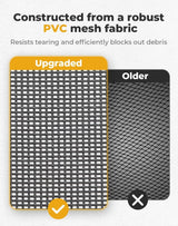 Kemimoto '24 Polaris RZR XP 4 1000 Window Mesh Net Side Soft Windshield