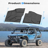 Kemimoto '24+ Polaris Xpedition XP/ADV Front TPE Floor Mat