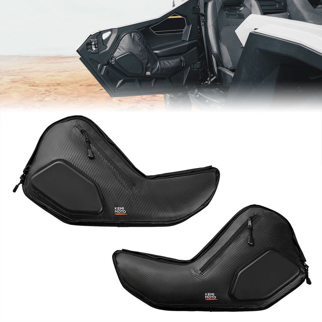 Kemimoto '25 Polaris RZR Pro S 6Q Front Door Bags w/ Knee Pads