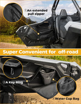 Kemimoto '25 Polaris RZR Pro S 6Q Front Door Bags w/ Knee Pads