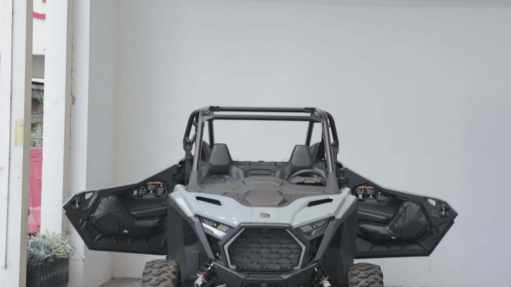 Kemimoto '25 Polaris RZR Pro S 6Q Front Door Bags w/ Knee Pads