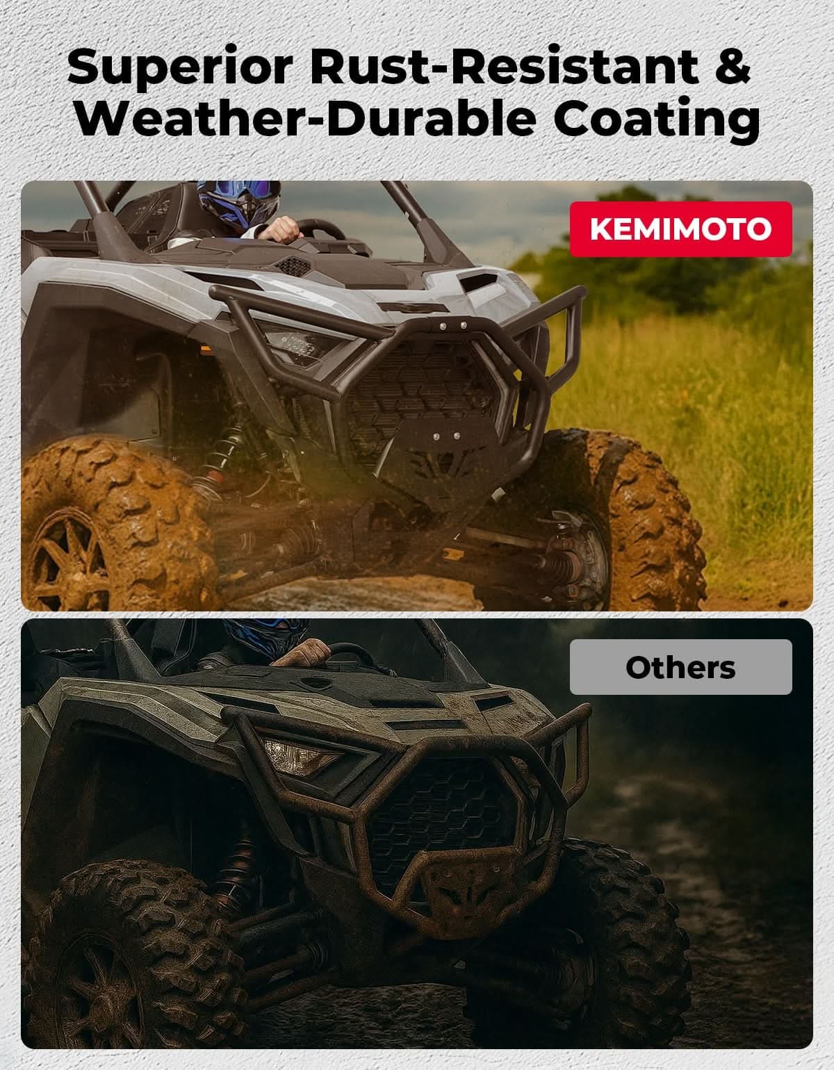 Kemimoto '25 Polaris RZR Pro XP Front Bumper
