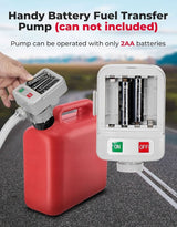 Kemimoto 35"-51" Fuel Transfer Pump w/ Automatic Long Hose Portable Transfer Pump