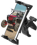 Kemimoto 4.7"-13" Clamps 720° Adjustable Phone Holder