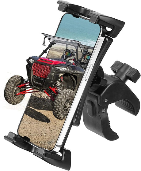 Kemimoto 4.7"-13" Clamps 720° Adjustable Phone Holder