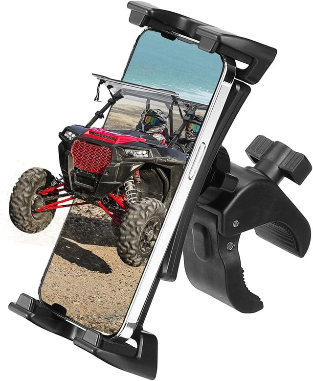 Kemimoto 4.7"-13" Clamps 720° Adjustable Phone Holder