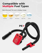Kemimoto 41" Hose Fuel Transfer Pump w/ Automatic Shut-Off Sensor