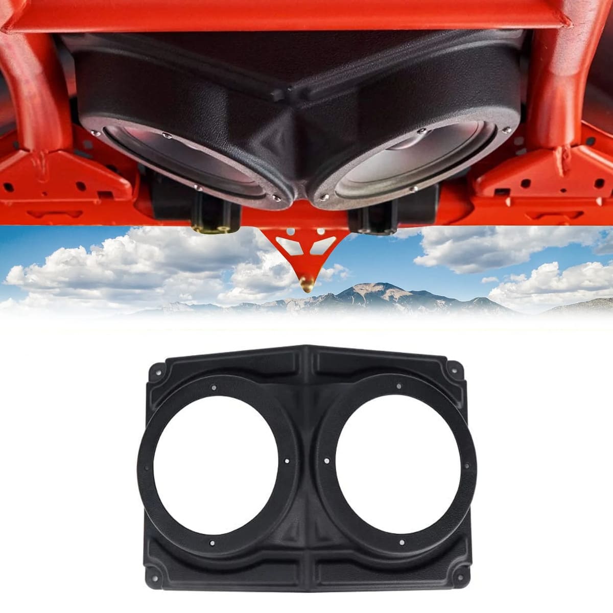 Kemimoto 6.5" ATV/ UTV Cart Overhead Speaker Mount Enclosure