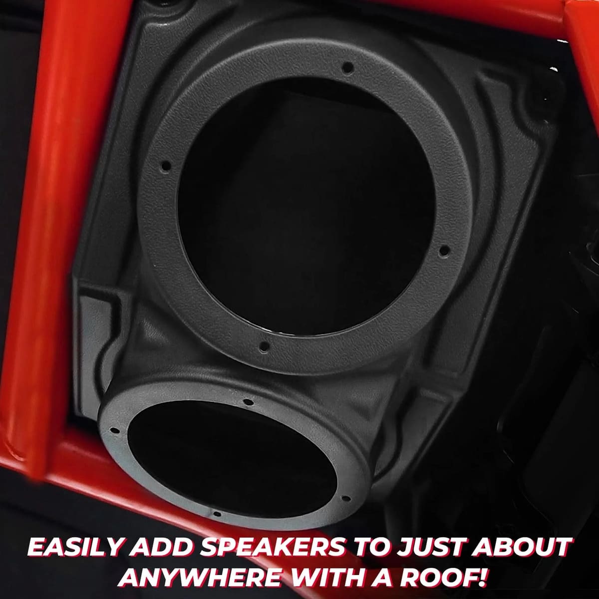 Kemimoto 6.5" ATV/ UTV Cart Overhead Speaker Mount Enclosure