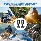 Kemimoto ATV Gun Holder Bow Rack Grips with Rubber Straps for Hunting