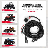 Kemimoto ATV/ UTV Fan Override Switch Kit With Relay