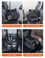 Kemimoto Can Am Defender UTV 18L Center Console Bench Seat Box