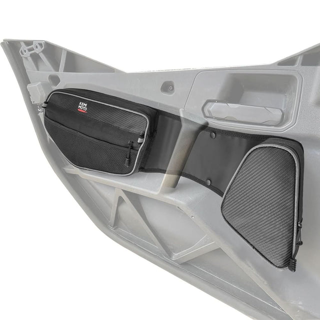 Kemimoto Can Am Commander Door Bags w/ Knee Pads - 1 Pair