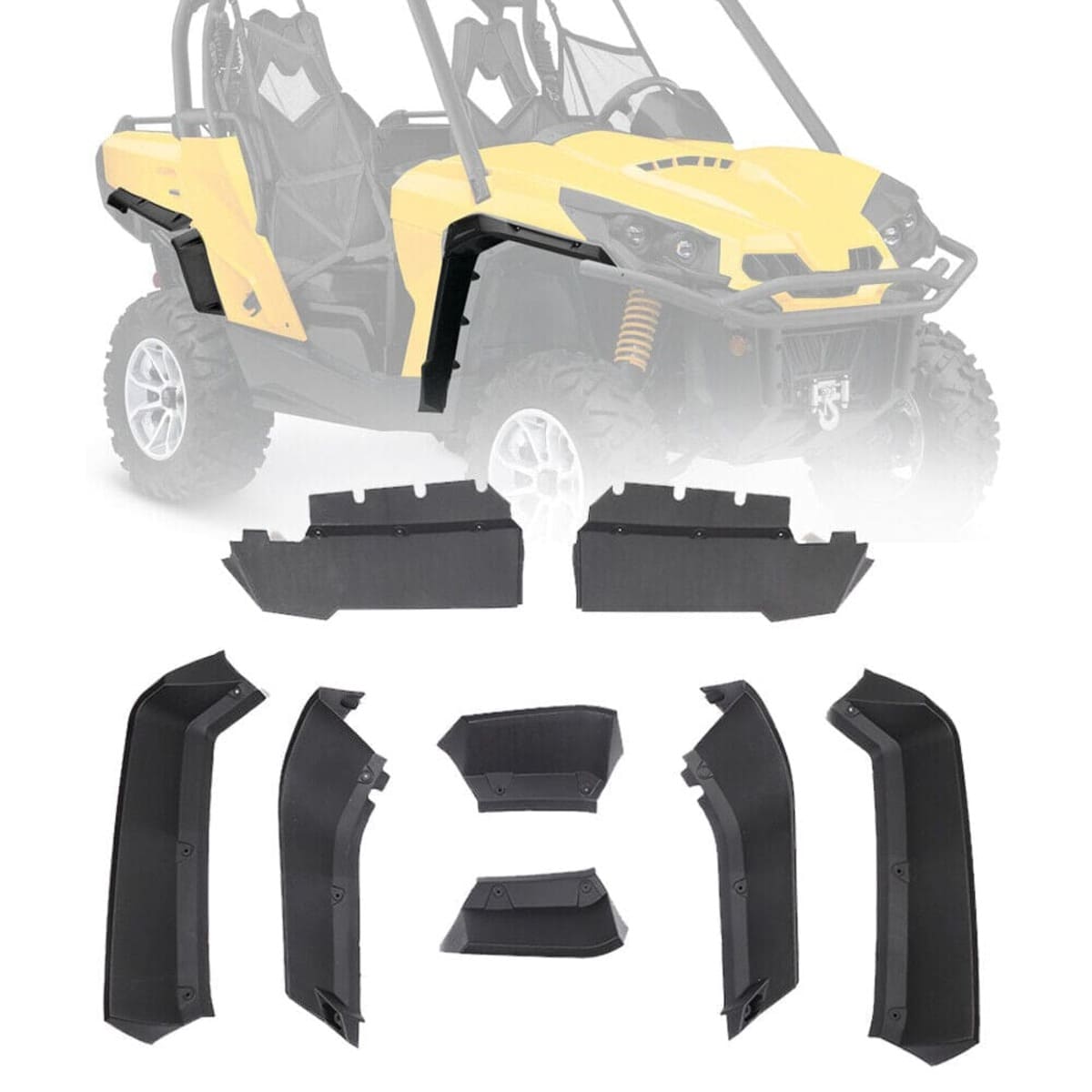 Kemimoto Can-Am Commander Heavy Duty Fender Flares