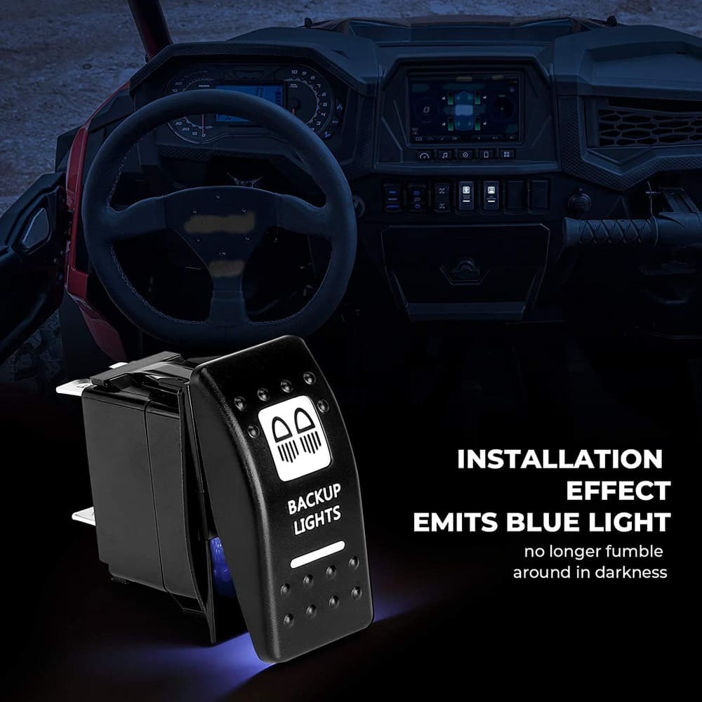 Kemimoto Can-Am Commander UTV Rocker Switch - 5 Pin