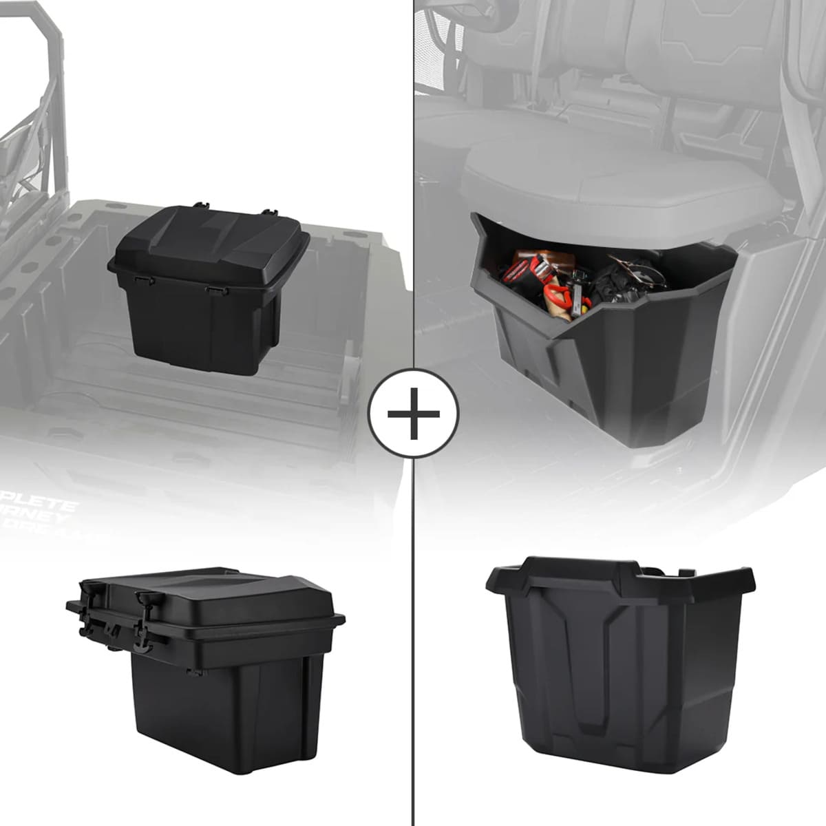 Kemimoto Can-Am Defender 20L Cargo Storage Box & Center Underseat Storage