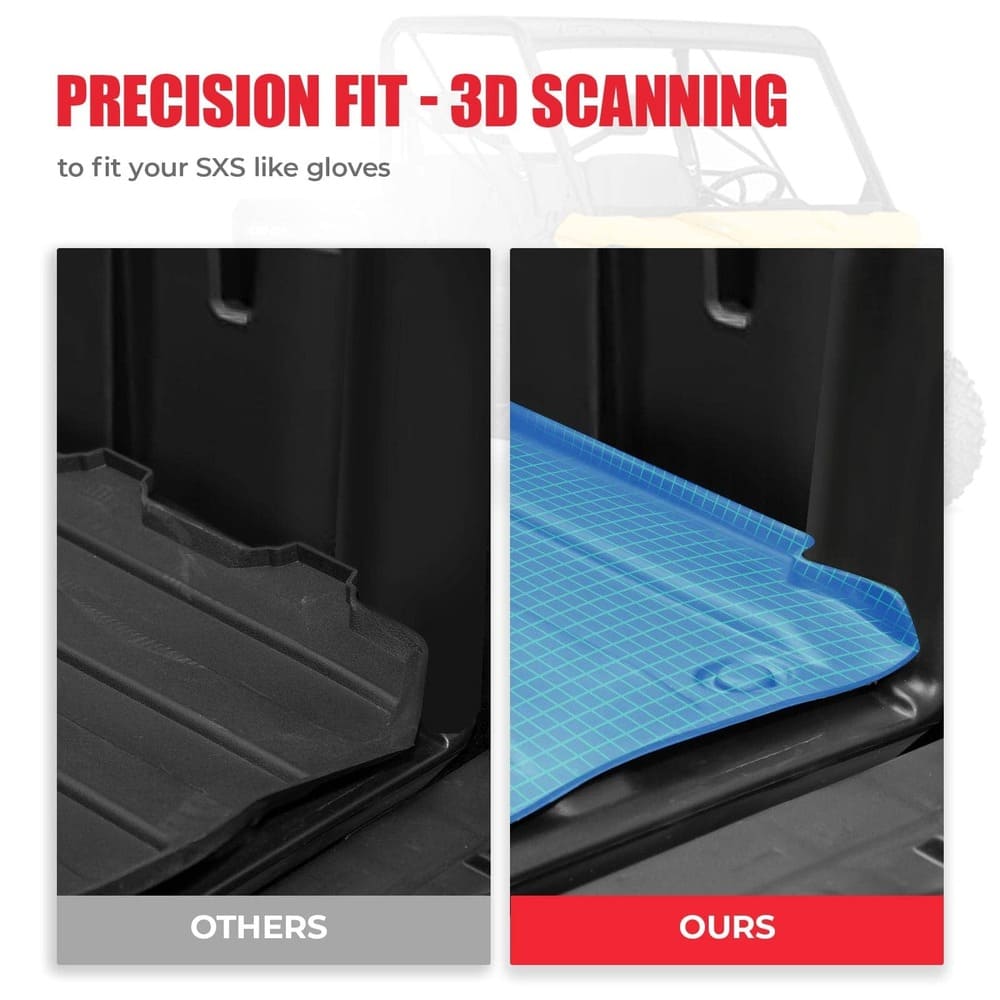 Kemimoto Can-Am Defender 4-Seater TPE Floor Mats & Bed Liner