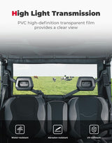 Kemimoto Can-Am Defender Fabric Soft Rear Windshield