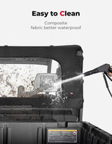 Kemimoto Can-Am Defender Front Vented Full Windshield & Soft Rear Windshield