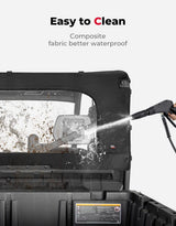 Kemimoto Can-Am Defender HD 5/7/8/9/10 Rear Soft Windshield with Zipper