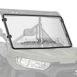 Kemimoto '17-'24 Can-Am Defender HD 5/8/10 Front Vented Full Windshield