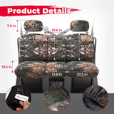 Kemimoto Can-Am Defender HD 7/8/9/10 Camouflage Seat Cover & TPE Floor Mats