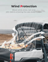Kemimoto Can-Am Defender HD10/9/8/7/5 Sliding Rear Windshield