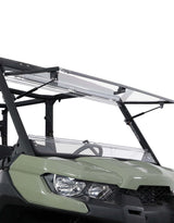 Kemimoto Can-Am Defender HD 5/8/10 1/5" Thick Polycarbonate 2-in-1 Flip Windshield