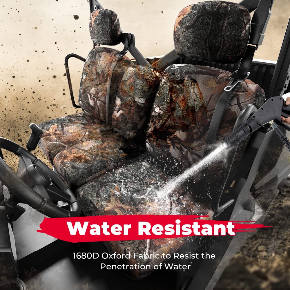 Kemimoto Can-Am Defender HD 5/7/8/9/10 Camouflage Seat Cover