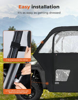 Kemimoto Can-Am Defender Max HD10|9|8|7 Soft Cab Enclosure Doors