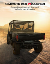 Kemimoto Can-Am Defender Rear Ventilated Window Nets