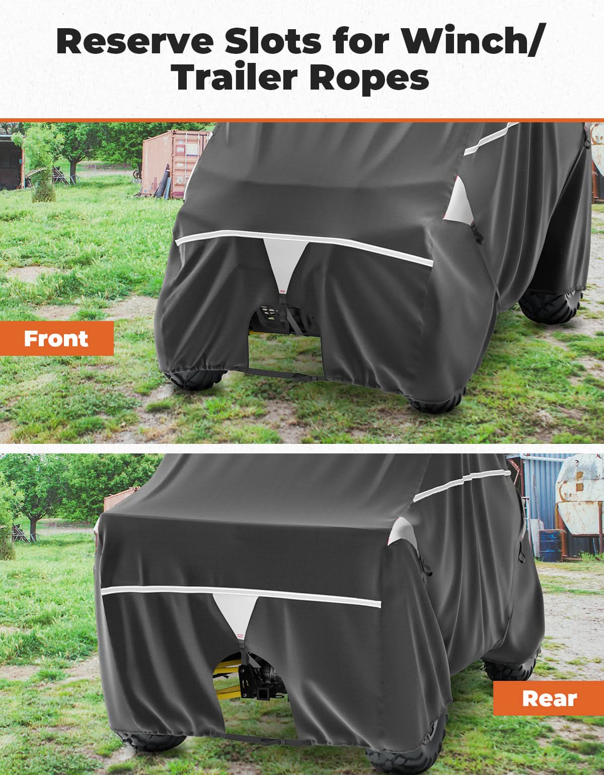 Kemimoto Can Am Defender UTV 2 Seater Trailering Cover