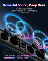 Kemimoto Can-Am Maverick/Defender Midnight Sound Bar