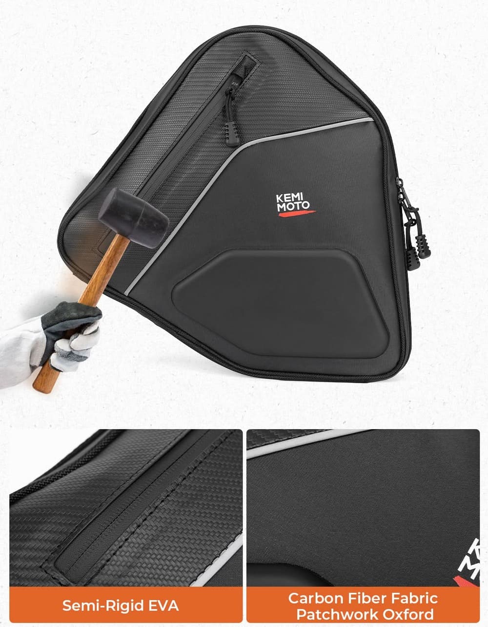 Kemimoto Can-Am Maverick Sport EVA Door Bags - 1 Pair