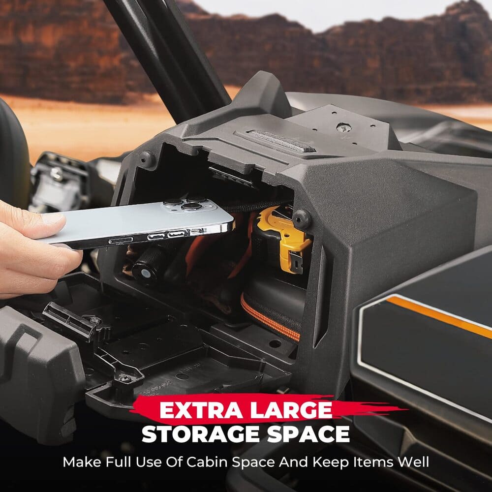 Kemimoto Can-Am Maverick Sport/Trail Tablet Holder w/ Storage Box