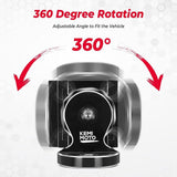 Kemimoto Can-Am Maverick Trail UTV Pro Fit Cage Whip Light Flag Mount