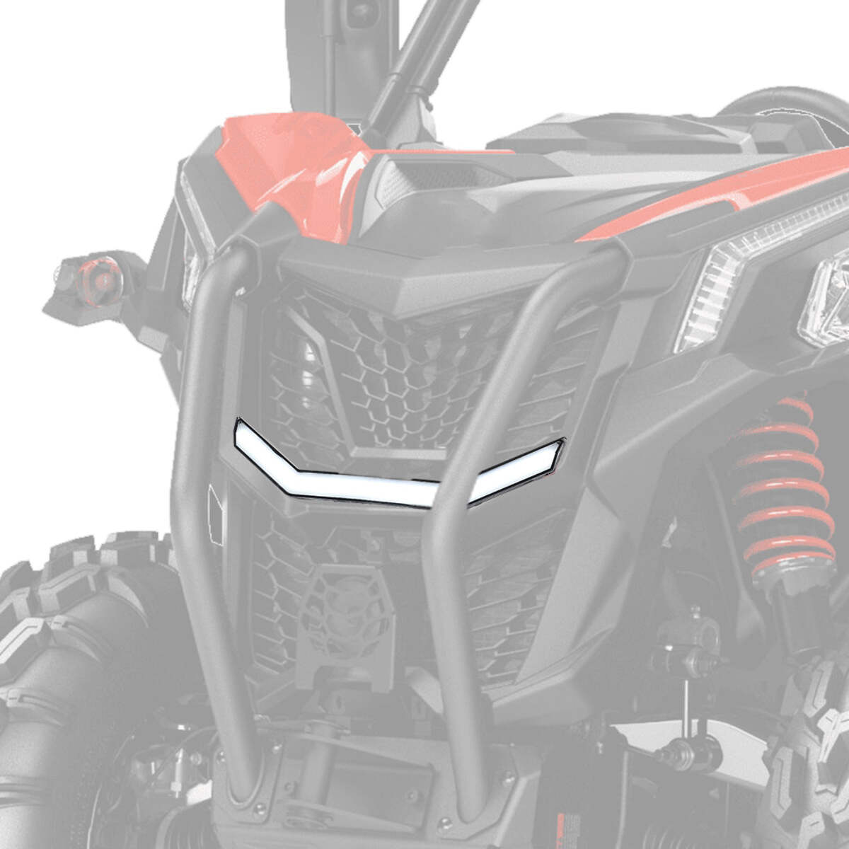 Kemimoto Can-Am Maverick Trail Sport Front Grille Light, LED Accent Light