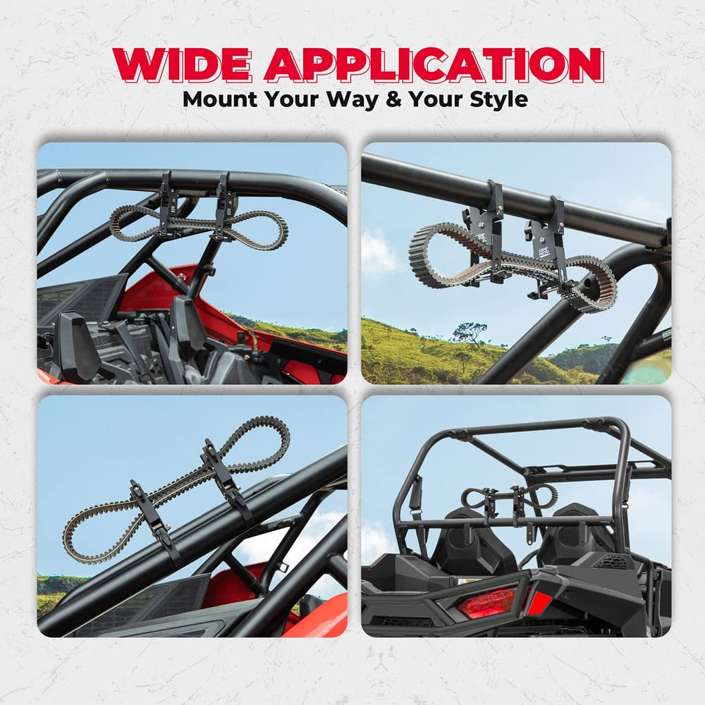 Kemimoto Can-Am Maverick X3 1.5”-2” Roll Bars Drive Belt Mount