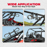 Kemimoto Can-Am Maverick X3 1.5”-2” Roll Bars Drive Belt Mount