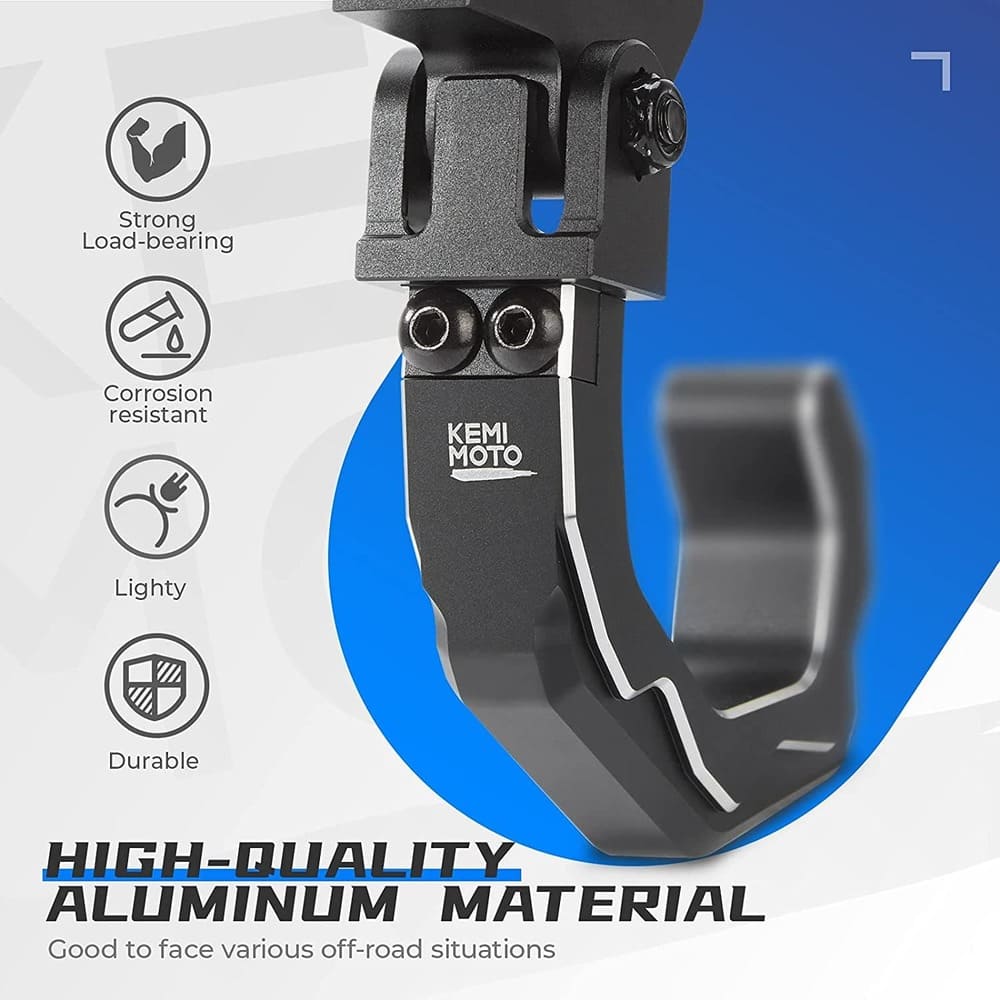 Kemimoto Can-Am Maverick X3 1.6"-2" Roll Bar UTV Roll Cage Helmet Hook