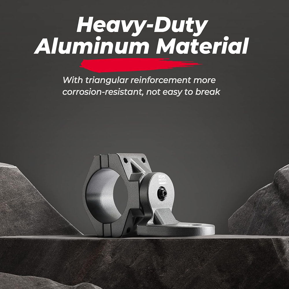 Kemimoto Can-Am Maverick X3 1.75"-2" UTV Whip Flag Light Roll Bar Mount - 1 Pcs