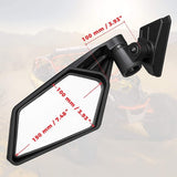 Kemimoto Can-Am Maverick X3 360° Adjustment Side View Mirrors - Pair