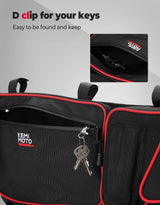 Kemimoto Can-Am Maverick X3 Door Bags w/ Removable Knee Pads - Red