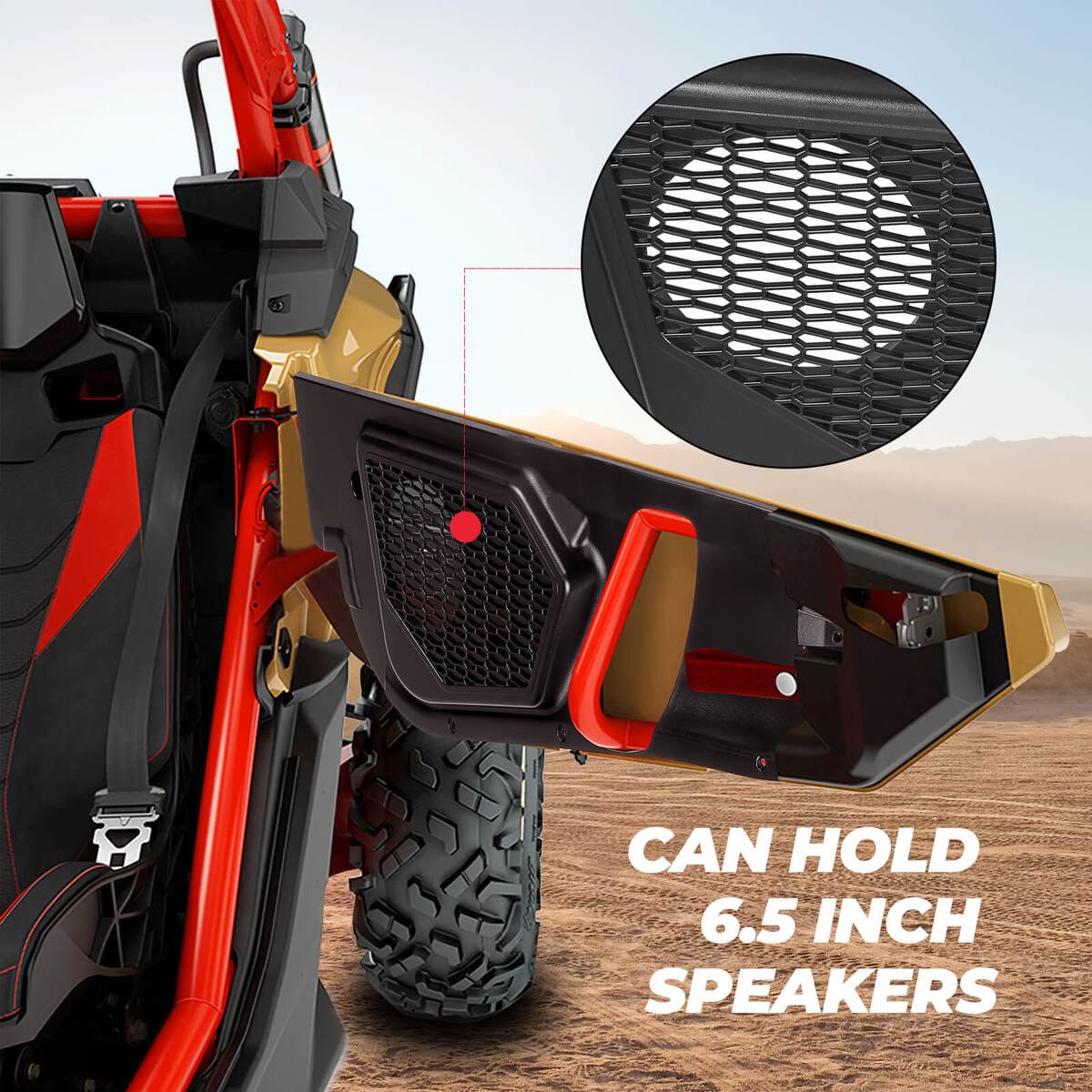Kemimoto Can-Am Maverick X3 Door Speaker Pods