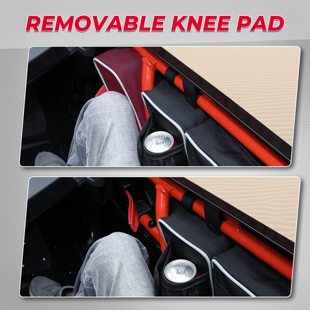 Kemimoto Can Am Maverick X3 Door Storage Bags with Removable Knee Pad